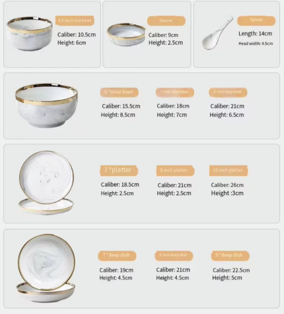 PORCELAIN DINNERWARE   Elegant Green Glazed Gold Rim Restaurant Kitchen Ceramic Dinner Plate Ware Dishware Porcelain Dinnerware Set
